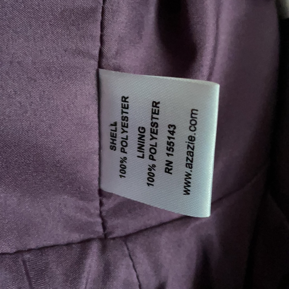 Azazie Plum Bridesmaid Dress - Picture 8 of 11
